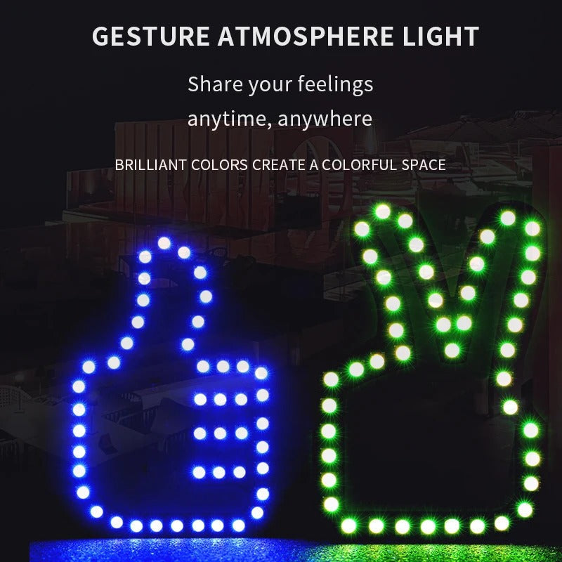 Lumière LED Doigts de Signalisation pour Voitures 1PCS تنزوت