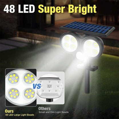 Lampe Solaire d’extérieur avec Détecteur de Mouvement LF-1906A – مصباح خارجي يعمل بالطاقة الشمسية تنزوت