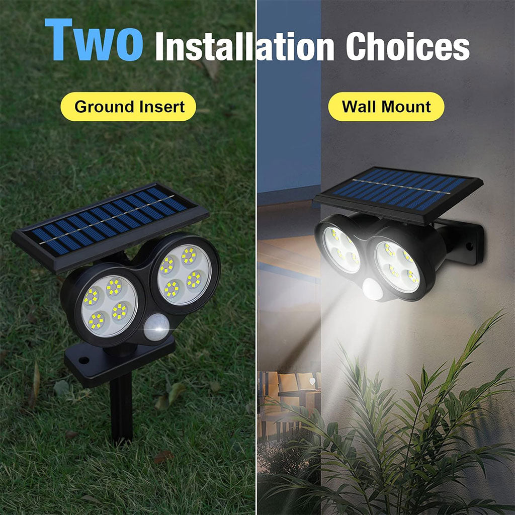 Lampe Solaire d’extérieur avec Détecteur de Mouvement LF-1906A – مصباح خارجي يعمل بالطاقة الشمسية تنزوت