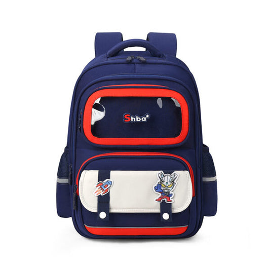 Sac à Dos Enfant Ludique avec Plusieurs Compartiment et un Peluche LM-5122 Bleu Nuit – حقيبة ظهر للأطفال أزرق ليلي تنزوت