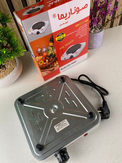 Cuiseur électrique avec plaque en fonte 1000W Température Réglable – لوحة طبخ كهربائية - تنزوت