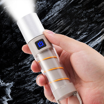 Lampe Torche Rechargeable, Ultra Puissante avec 5 Modes D'éclairage تنزوت