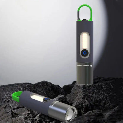 Lampe de poche LED zoomable 4 modes, Rechargeables 1800mAh تنزوت