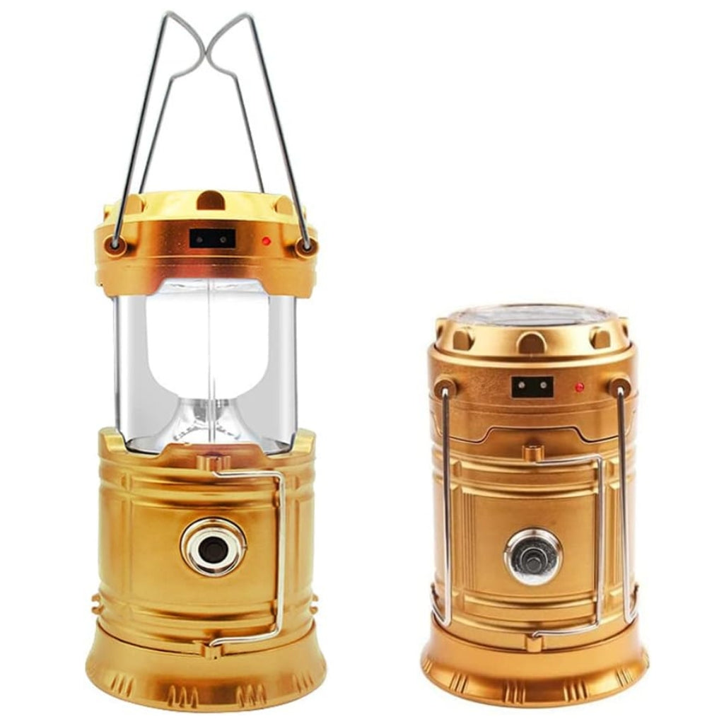 Lampe de Camping 2IN1 Rechargeable Solaire Pliable YD-3589 تنزوت