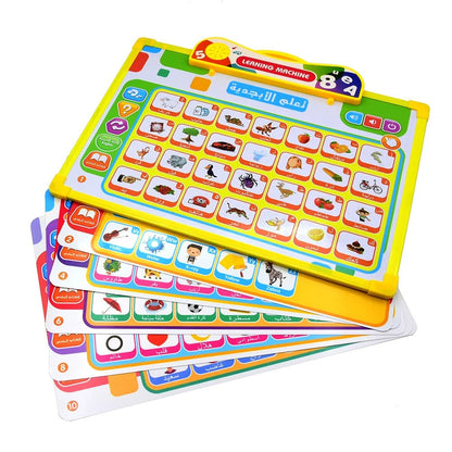 Tablette d’apprentissage Bilingue Arabe-anglais pour Enfants – لوحة تعلم الأبجدية باللغة الإنجليزية تنزوت