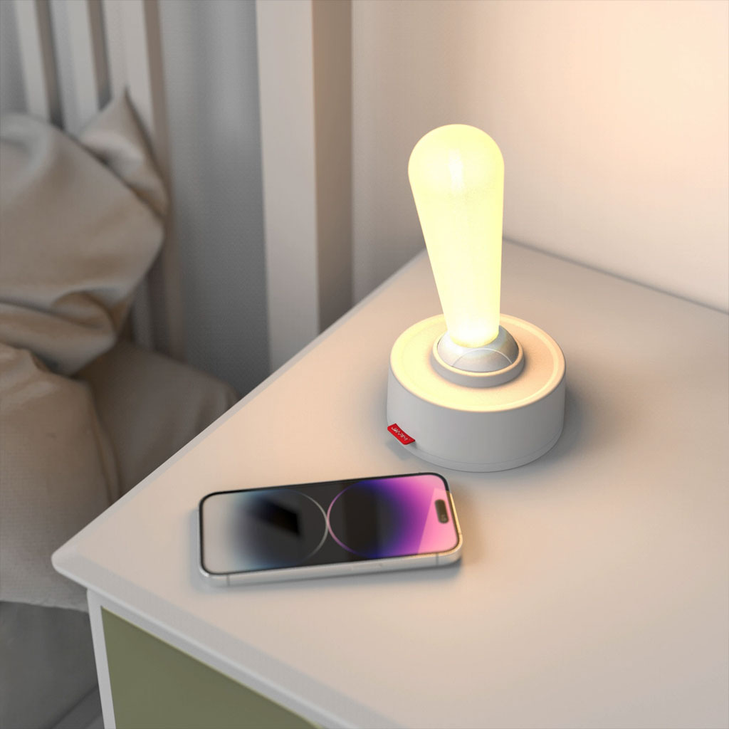 Veilleuse LED à Levier avec Interrupteur à bascule Rechargeable – مصباح غرف نوم قابل للشحن تنزوت