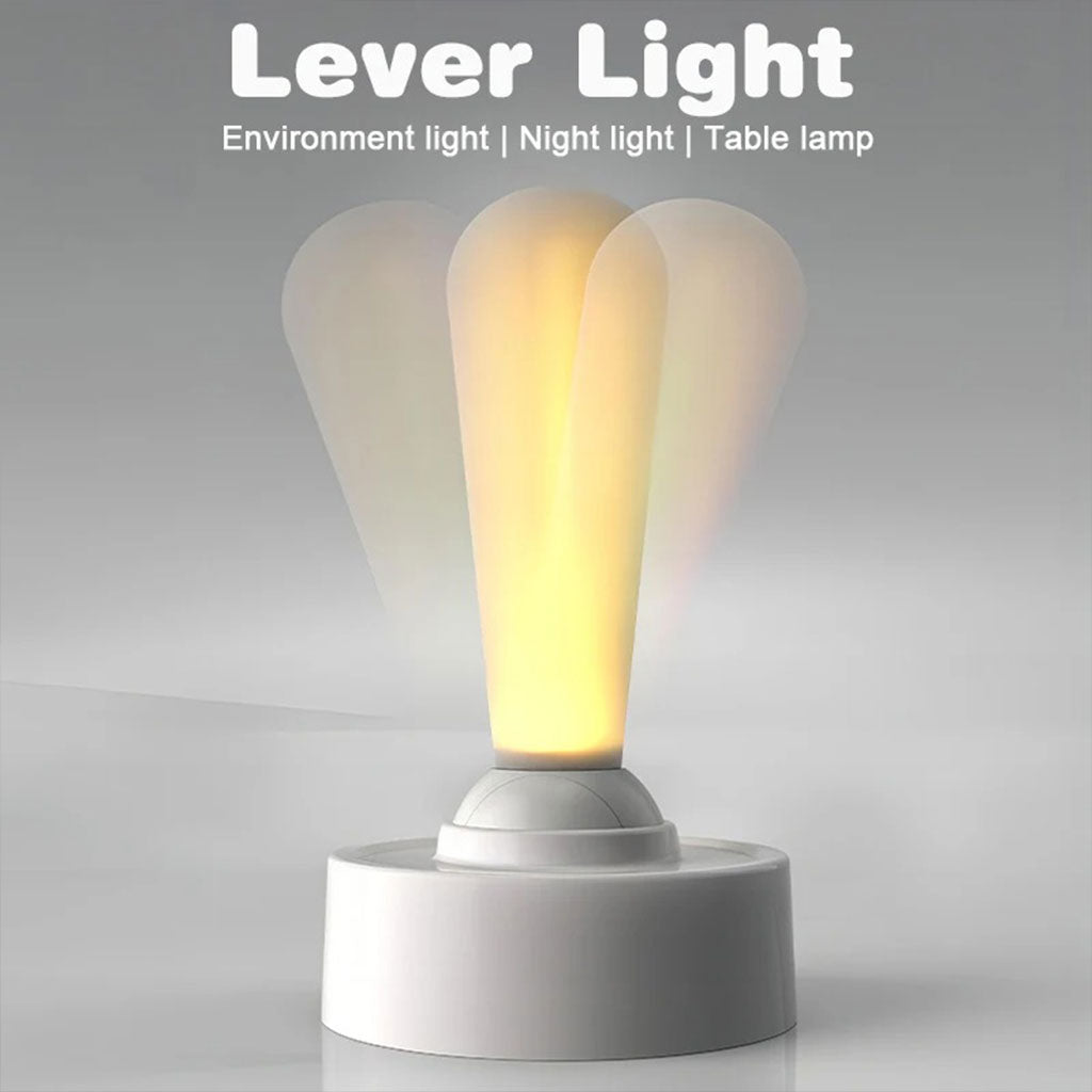 Veilleuse LED à Levier avec Interrupteur à bascule Rechargeable – مصباح غرف نوم قابل للشحن تنزوت