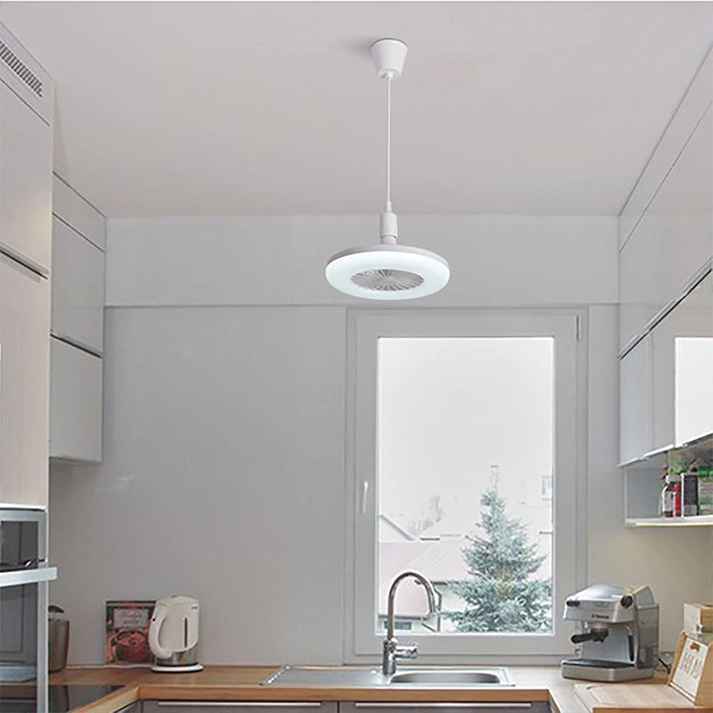 Lumière de plafond Ventilateurs LED E27 30W تنزوت