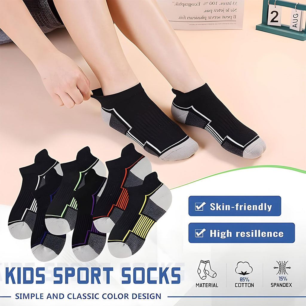 Chaussettes de Sport à la Cheville Antidérapant Orange – جوارب رياضية غير قابلة للإنزلاق تنزوت