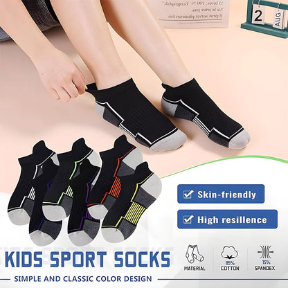 Chaussettes de Sport à la Cheville Antidérapant Orange – جوارب رياضية غير قابلة للإنزلاق تنزوت