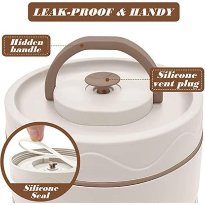 Lunch Box 3 étage avec Sac Isotherme Isolant – حافظة طعام حرارية 3 طبقات قابلة للاستخدام في الميكروويف تنزوت