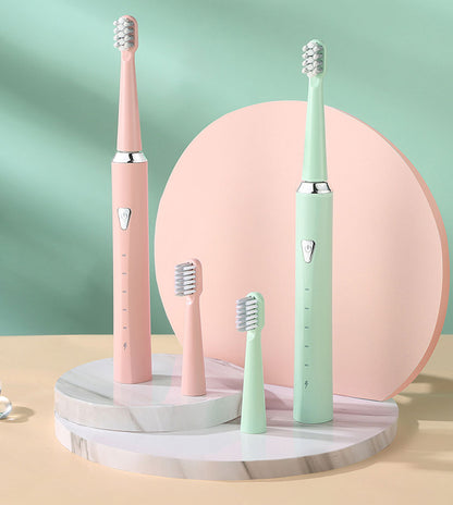 Brosse À Dents Électrique Sonique avec 4 Têtes et 5 Modes – فرشاة أسنان تنزوت