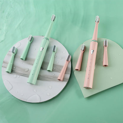 Brosse À Dents Électrique Sonique avec 4 Têtes et 5 Modes – فرشاة أسنان تنزوت
