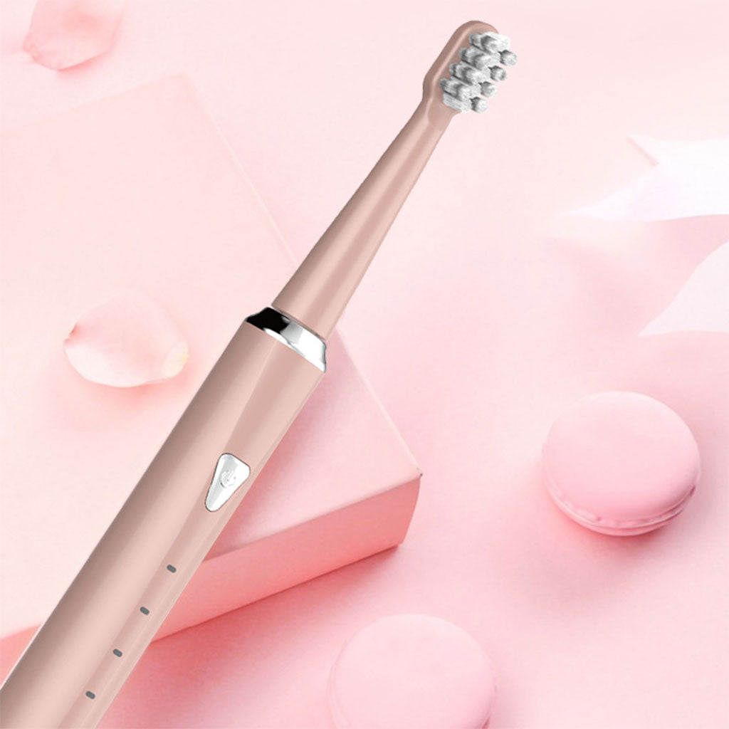 Brosse À Dents Électrique Sonique avec 4 Têtes et 5 Modes – فرشاة أسنان تنزوت