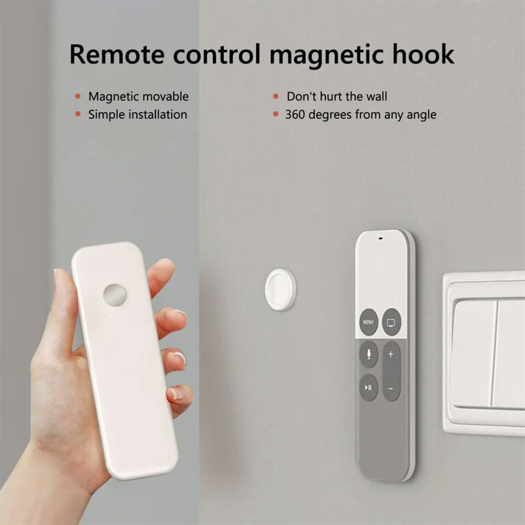 Support mural magnétique pour télécommande et Accessoires 6Pcs – حامل أكسسوارات مغناطيسي تنزوت