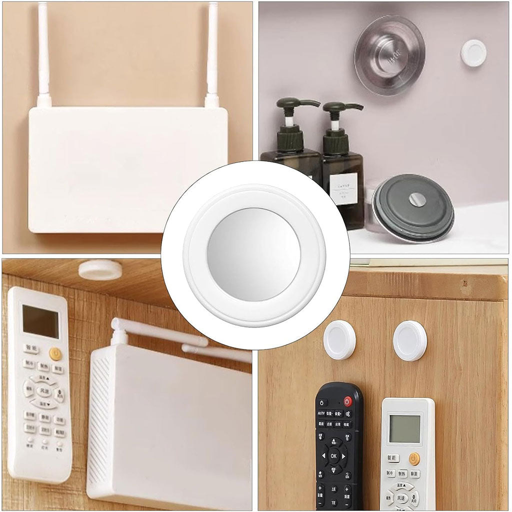 Support mural magnétique pour télécommande et Accessoires 6Pcs – حامل أكسسوارات مغناطيسي تنزوت