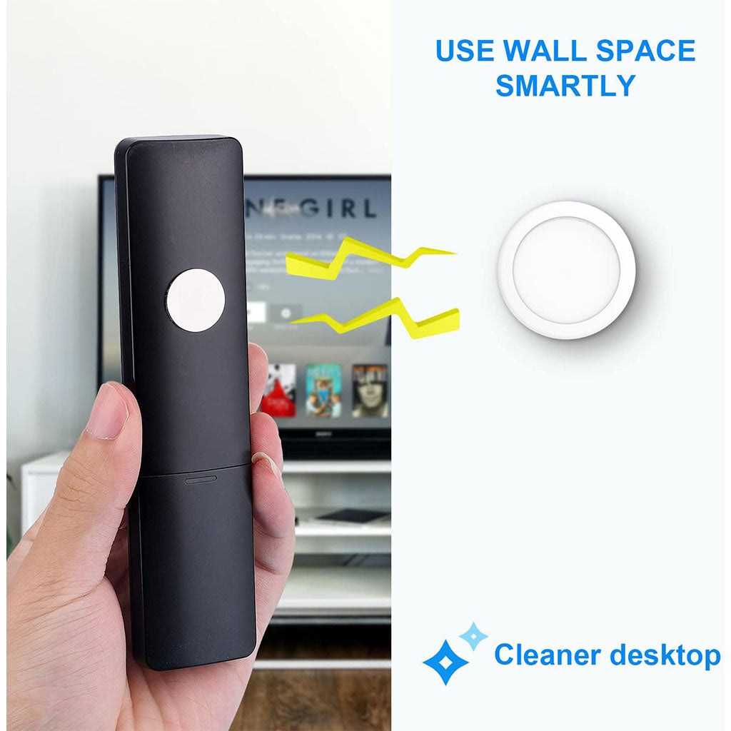 Support mural magnétique pour télécommande et Accessoires 6Pcs – حامل أكسسوارات مغناطيسي تنزوت