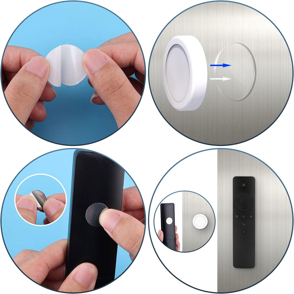 Support mural magnétique pour télécommande et Accessoires 6Pcs – حامل أكسسوارات مغناطيسي تنزوت
