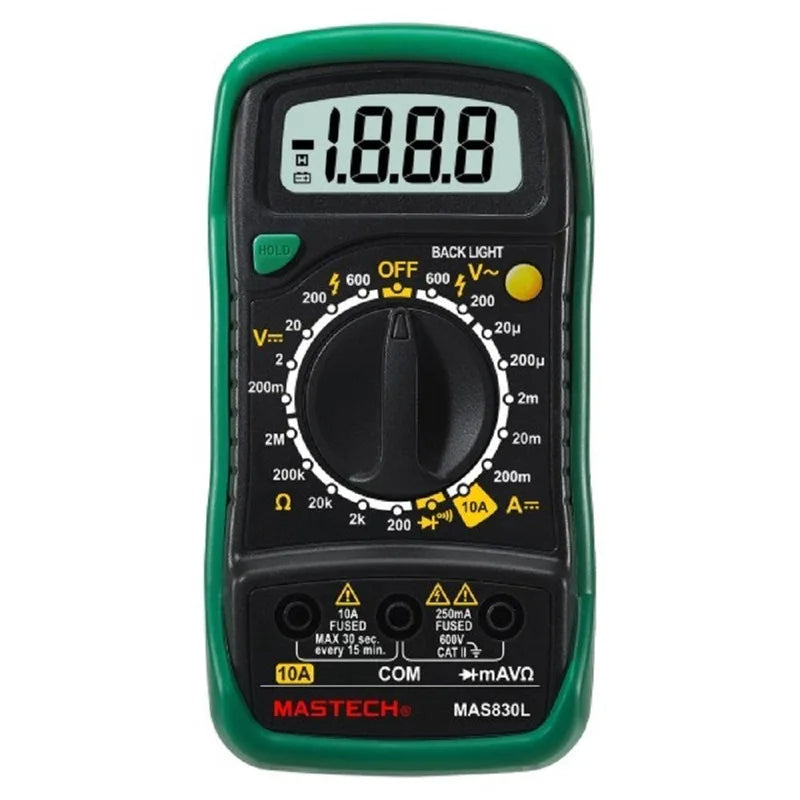 Multimètre numérique de poche Biens 830L, testeur de tension AC/DC MASTECH-MAS830L تنزوت