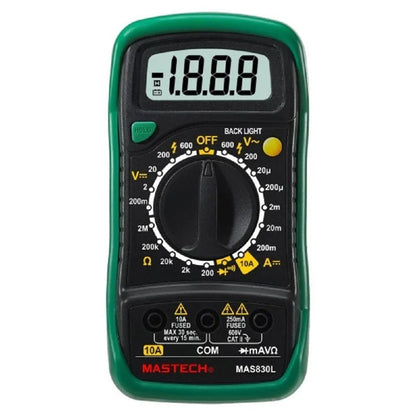Multimètre numérique de poche Biens 830L, testeur de tension AC/DC MASTECH-MAS830L تنزوت