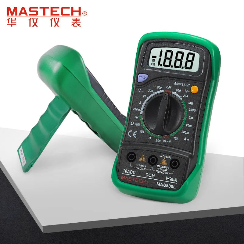 Multimètre numérique de poche Biens 830L, testeur de tension AC/DC MASTECH-MAS830L تنزوت