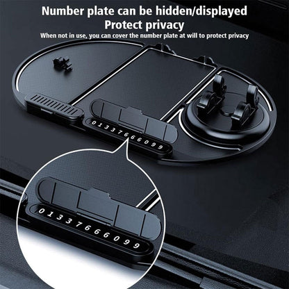Tapis De Téléphone Antidérapant pour Voiture 6en1 Rotation à 360° – منظم أغراض في سيارة - تنزوت