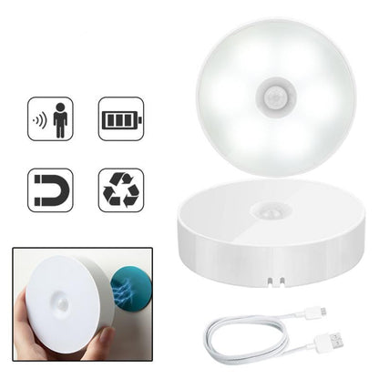 Lampe LED intelligente à capteur de mouvement sans fil Rechargeable - تنزوت