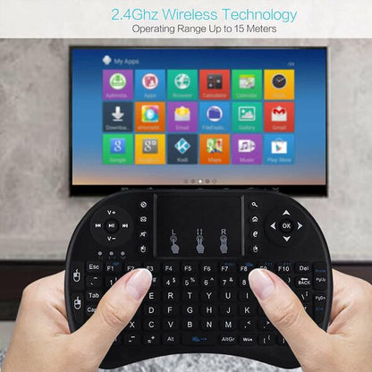Clavier et Pad sans fil Tricolor rétroéclairé USB multimédia contrôle - تنزوت