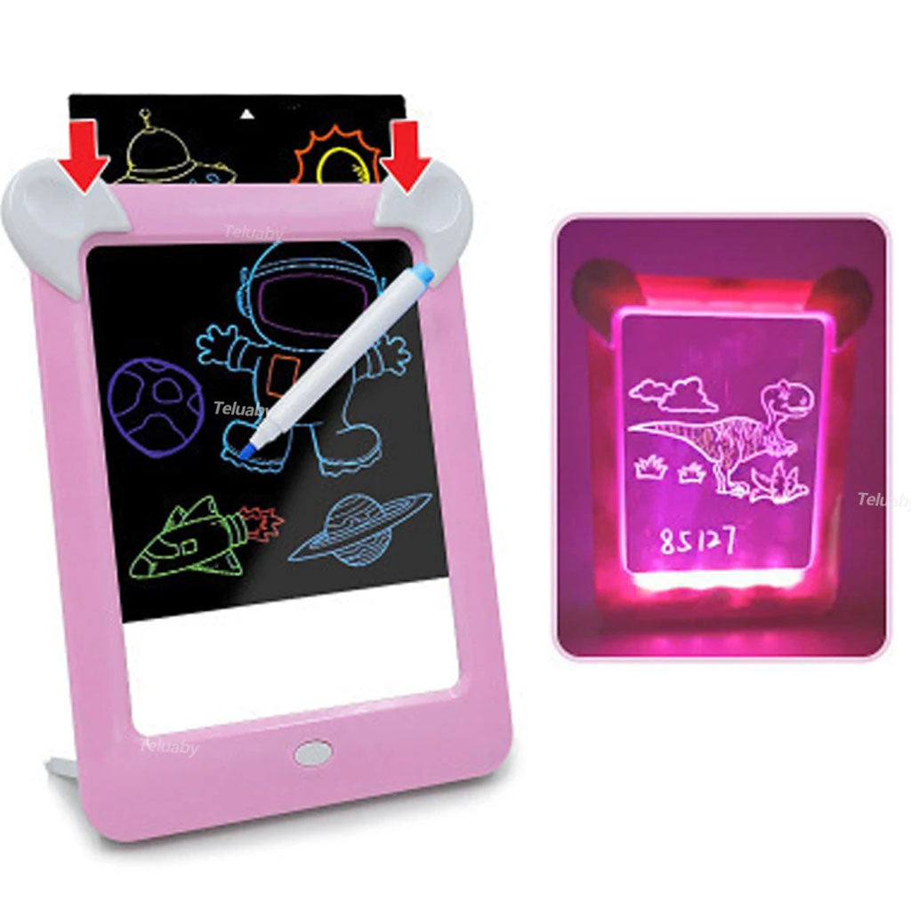 Magic Pad Tablette Graphique Lumineuse pour Enfants – لوحة رسم للأطفال تنزوت