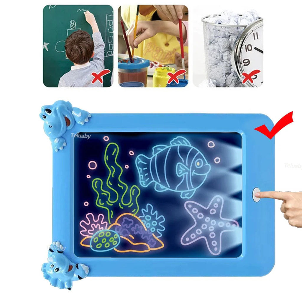 Magic Pad Tablette Graphique Lumineuse pour Enfants – لوحة رسم للأطفال تنزوت