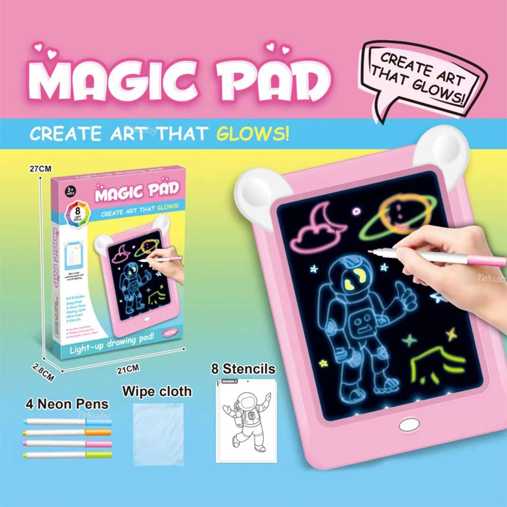 Magic Pad Tablette Graphique Lumineuse pour Enfants – لوحة رسم للأطفال تنزوت