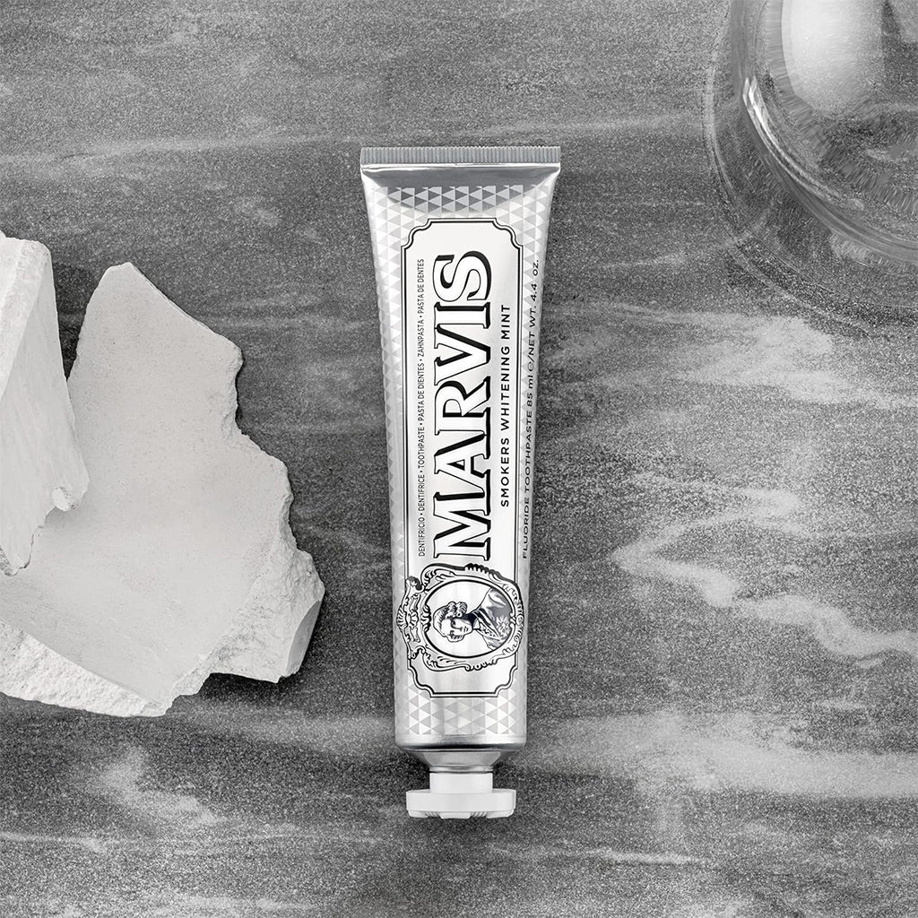 Marvis Dentifrice Blanchissant pour Fu-meurs 85ml Made in Italy – معجون أسنان مارفيس - تنزوت