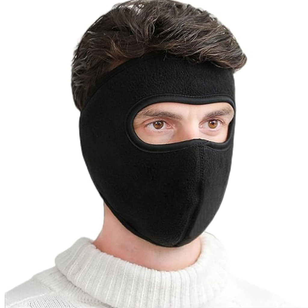 Masque moto pour l’hiver coupe-vent en polaire avec protection pour les yeux – قناع مضاد للبرد لسائقي الدراجات النارية - تنزوت