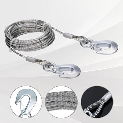 Cable de remorquage 5ton avec fil d’acier de qualité supérieure – كابل جر العربات تنزوت