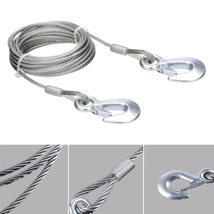 Cable de remorquage 5ton avec fil d’acier de qualité supérieure – كابل جر العربات تنزوت
