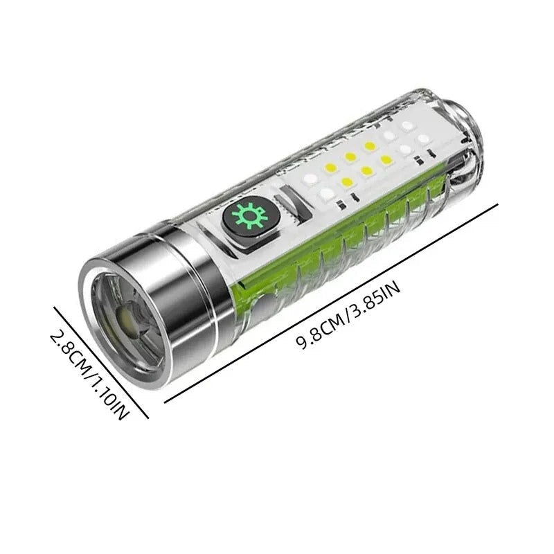 Mini lampe de poche LED multifonction super lumineuse avec aimant تنزوت