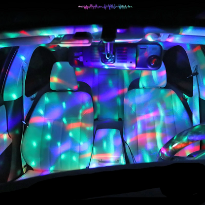Mini lampe USB DJ pour voiture lumières RGB - تنزوت