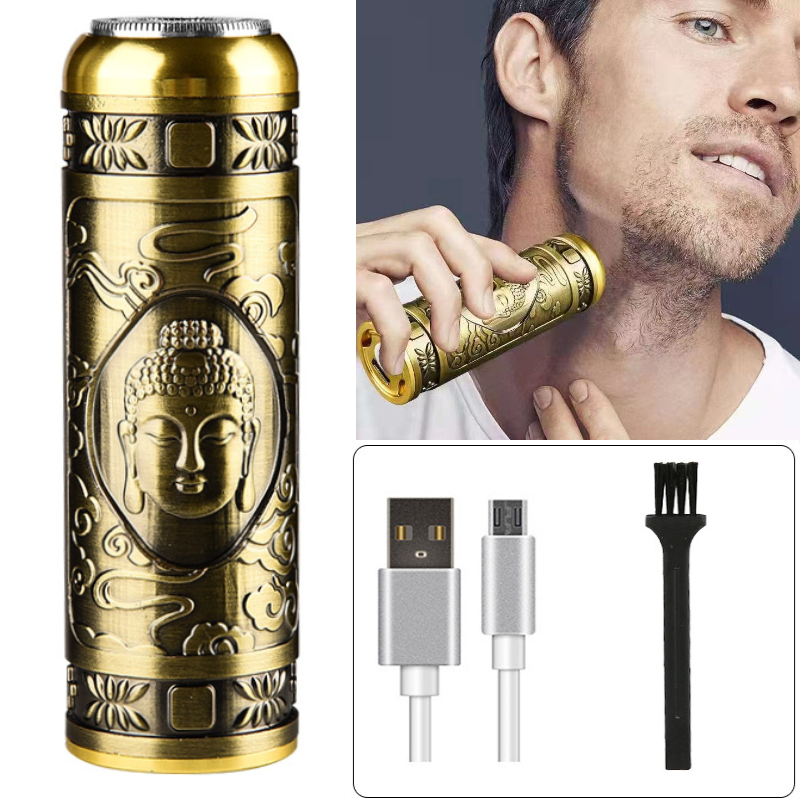 Mini rasoir professionnel étanche rechargeable HW-T8 en acier تنزوت