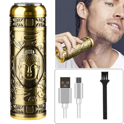 Mini rasoir professionnel étanche rechargeable HW-T8 en acier تنزوت