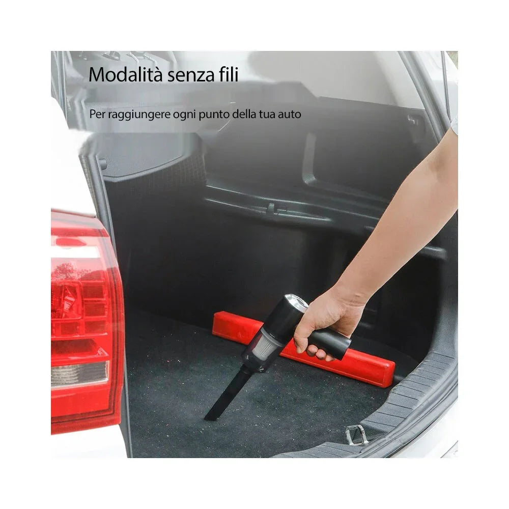 Aspirateur sans fil 2 In 1 Vacuum Cleaner For Car &amp; Home 12V 120 W - تنزوت