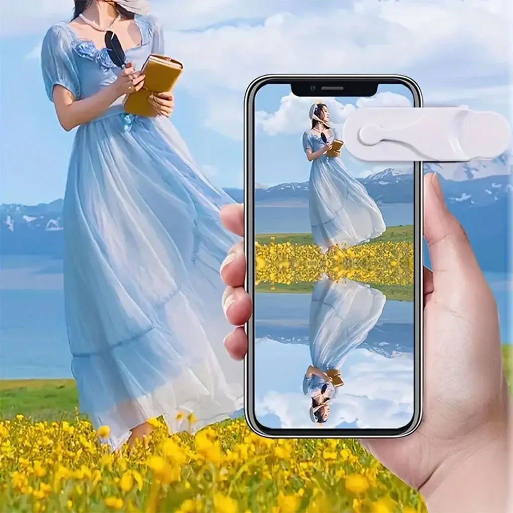Miroir de Réflexion pour Caméra Arrière compatible avec tout les smartphones – مرآة تصوير عاكسة - تنزوت