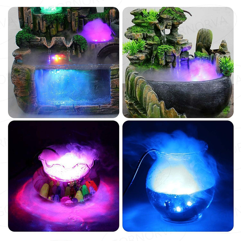 Brumisateur sous-marin Ultrasonique pour Fontaines avec 12LED – جهاز تشكيل الضباب تنزوت
