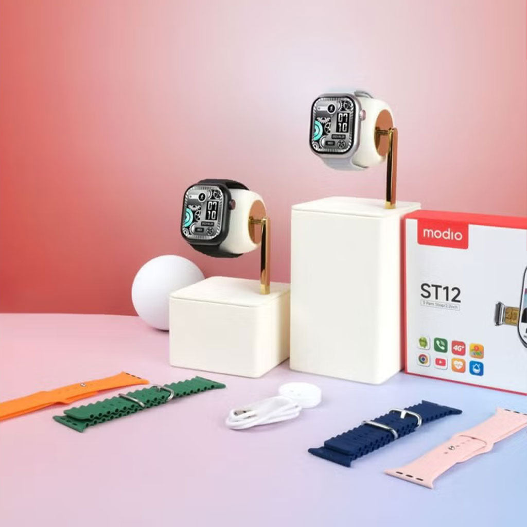 Smart-Watch-ST12-Compatible-avec-Carte-Sim-5G-Stockage-64GB-Ai-Fonction-ساعة-ذكية-مع-3-أساور.png