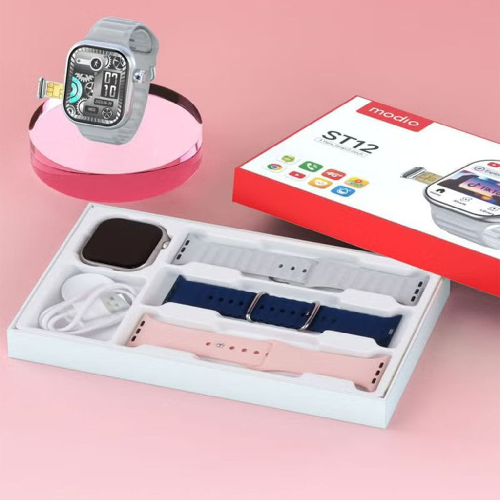 Smart-Watch-ST12-Compatible-avec-Carte-Sim-5G-Stockage-64GB-Ai-Fonction-ساعة-ذكية-مع-3-أساور.png