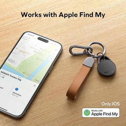 MOMAX Smart Tag Tracker Fonctionne avec l’application Apple Find My et Android – جهاز تعقب ذكي تنزوت