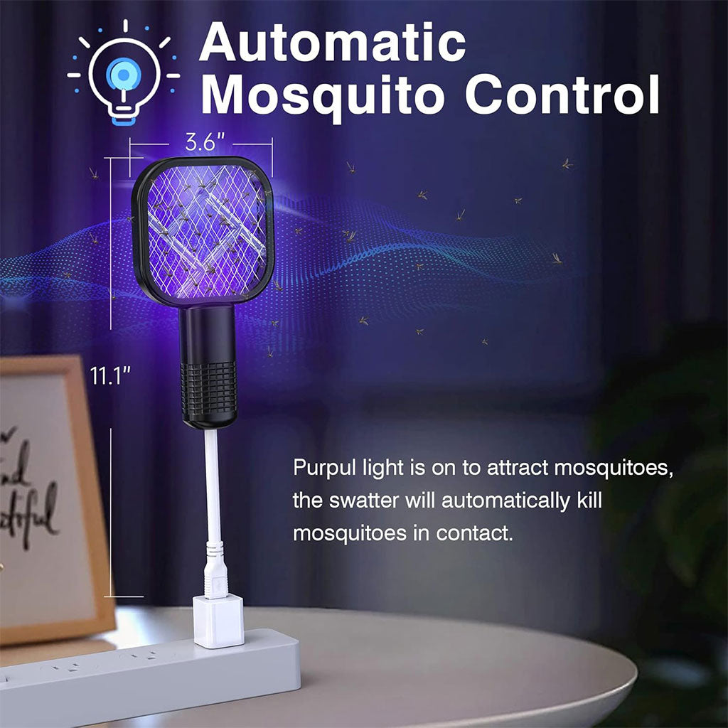 Mini Tapette à mouches USB avec Lumière LED Violette – مصيدة الناموس تنزوت