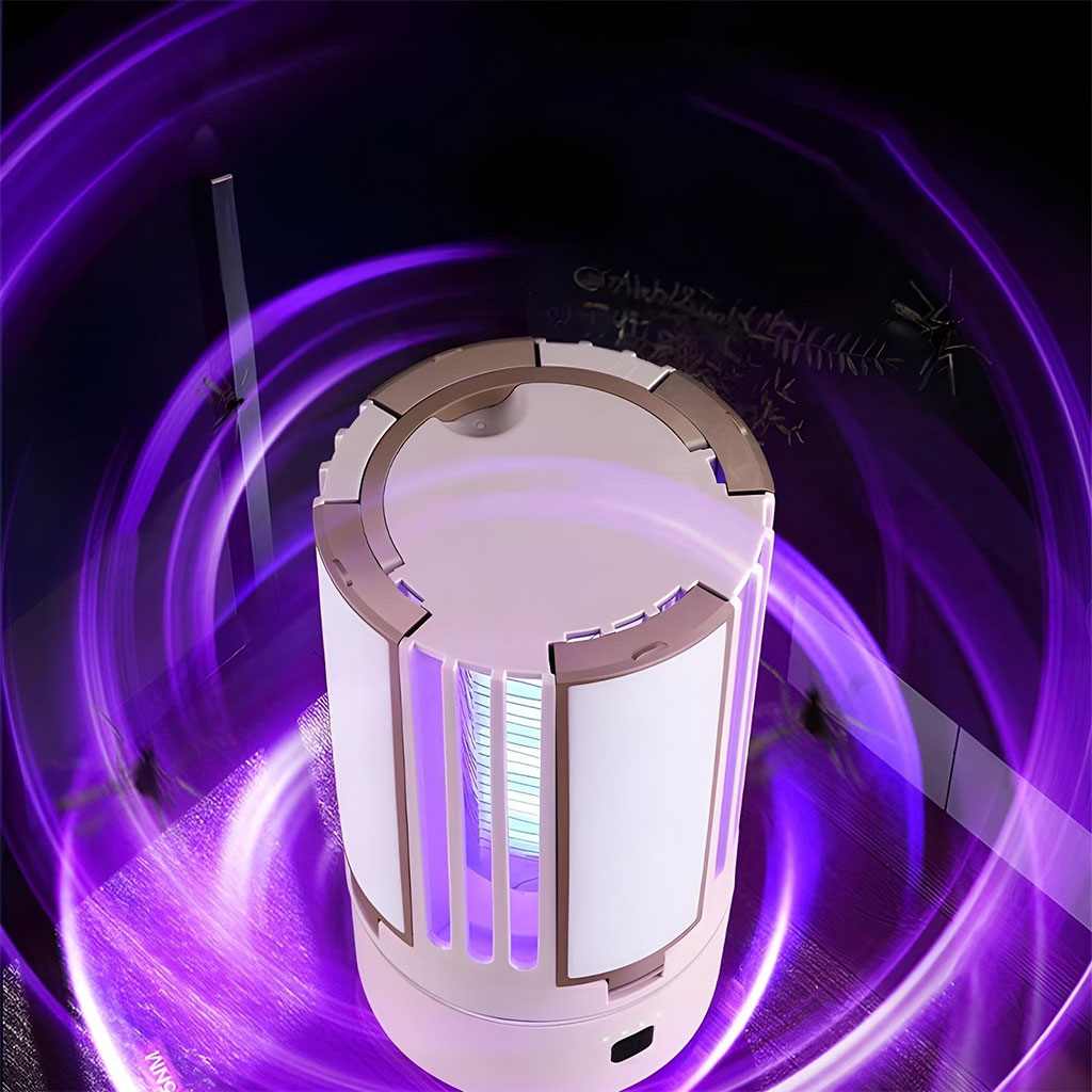 Lampe Anti-Moustique Rechargeable 2 en 1 – مصباح عالي سطوع وصاعق ناموس تنزوت
