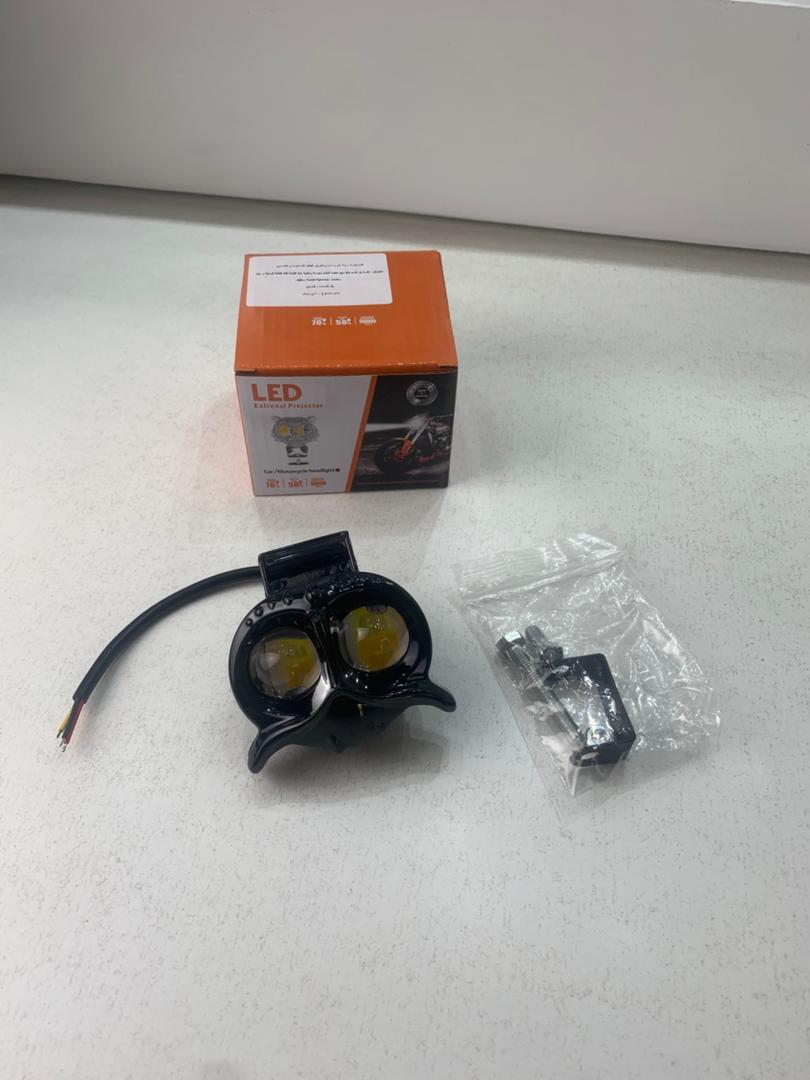 Lumière de hibou antibrouillard LED pour la moto 1Pcs – مصباح دراجات نارية عالي السطوع تنزوت