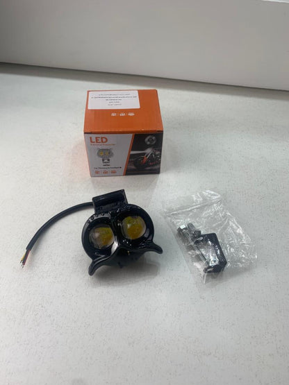 Lumière de hibou antibrouillard LED pour la moto 1Pcs – مصباح دراجات نارية عالي السطوع تنزوت