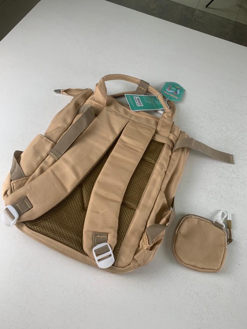 Ensemble de sacs d’école Kawai pour Enfants 2Pcs Avec Pochette Beige – محفظة 2 قطع كاواي مع محفظة صغيرة بيج تنزوت